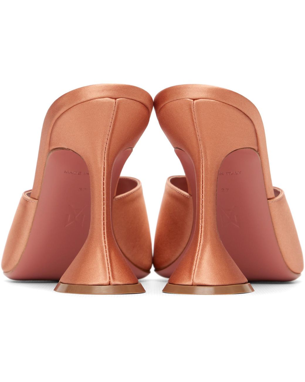 AMINA MUADDI Pink Lupita 95 High-Heeled Sandals