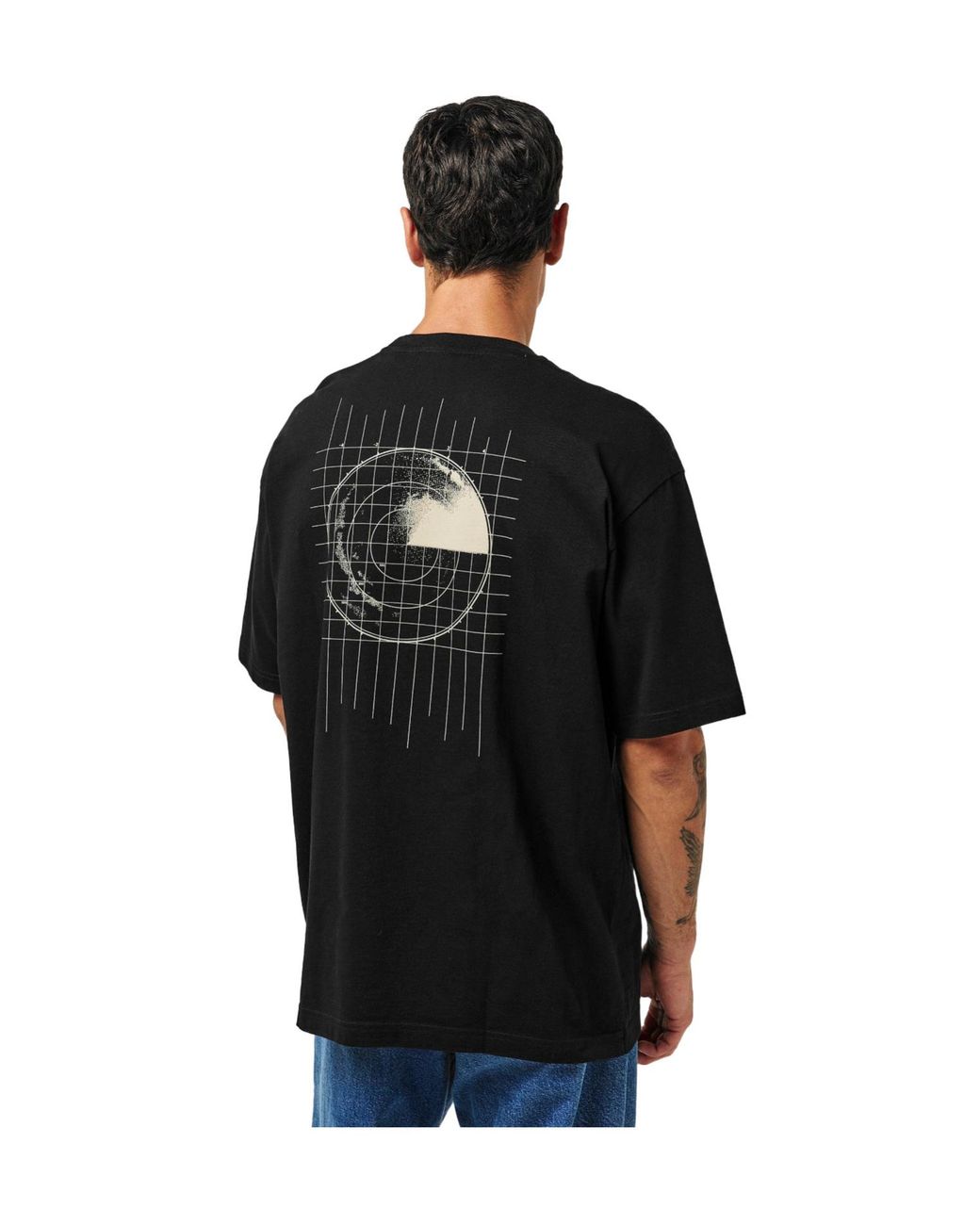 Boss Black Printed T-Shirt for men