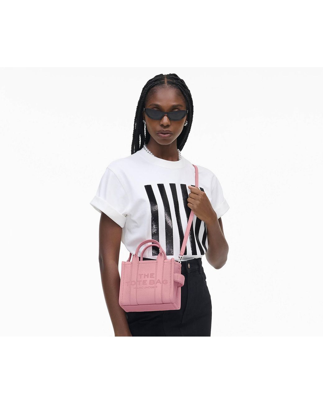 Marc Jacobs Pink The Micro Tote Bag