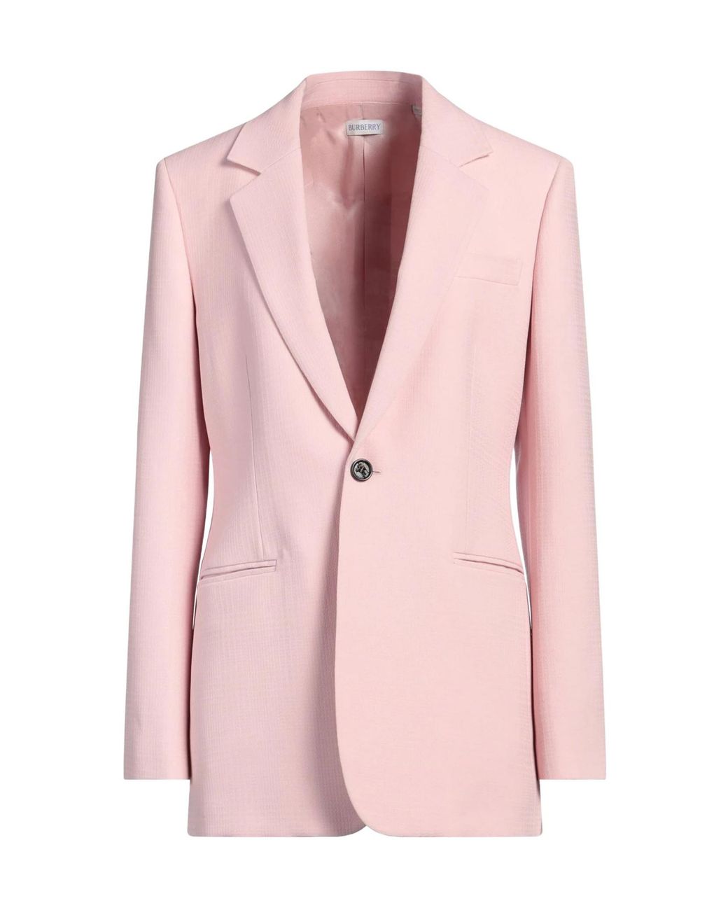 Burberry Pink Single-Breasted Blazer