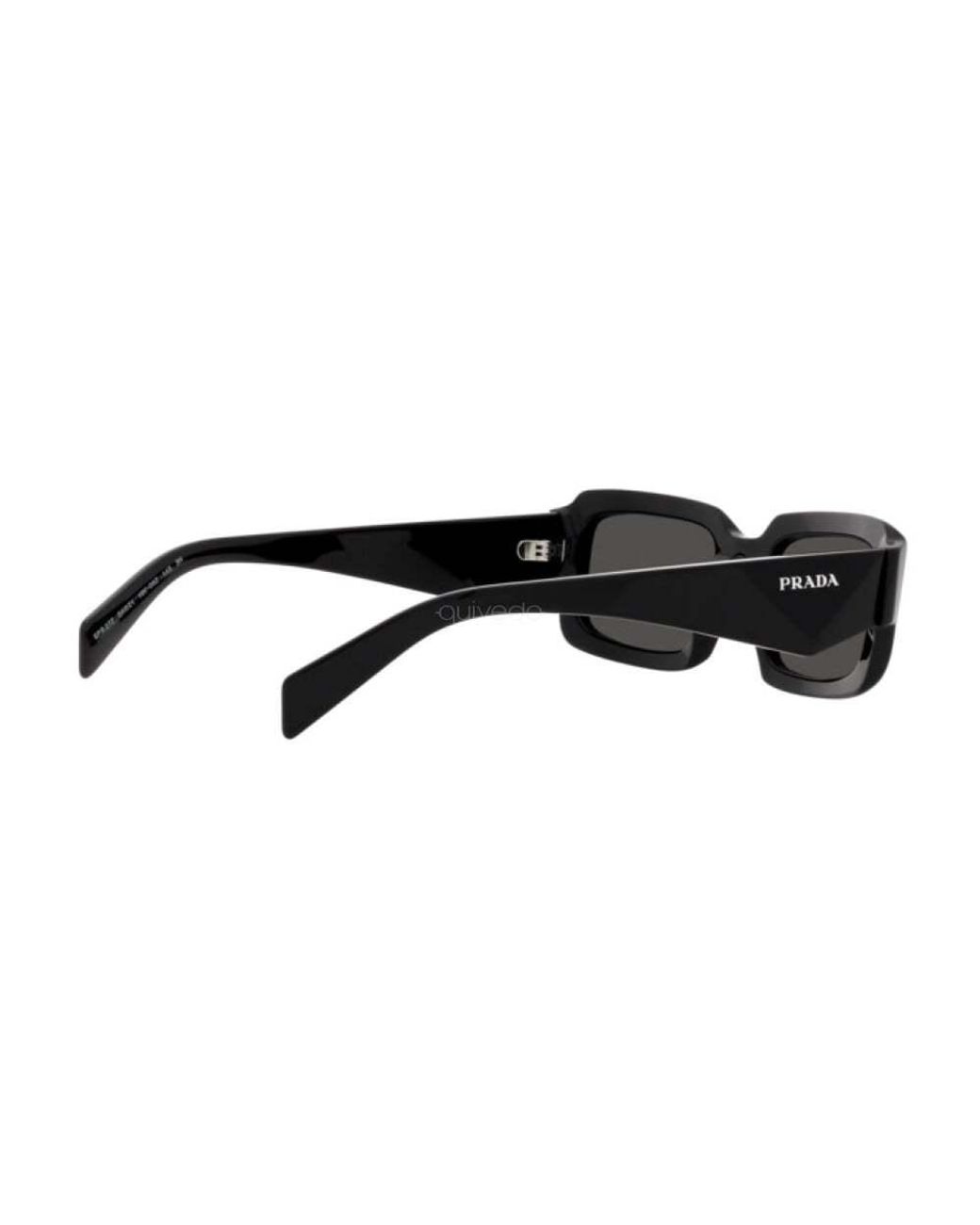 Prada White Eyewear Rectangular Frame Sunglasses for men