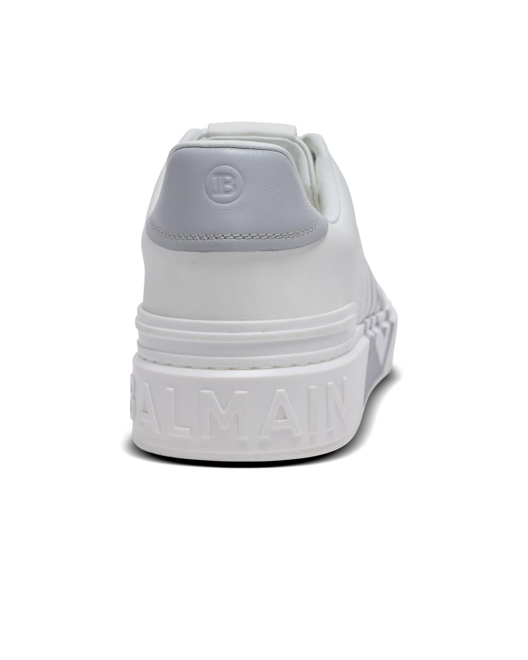 Balmain White B-Court Trainers for men