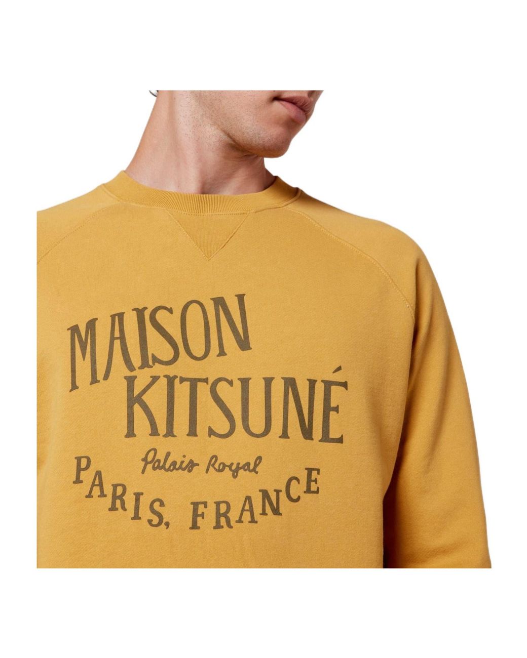 Maison Kitsuné Metallic Palais Royal Classic Sweatshirt for men