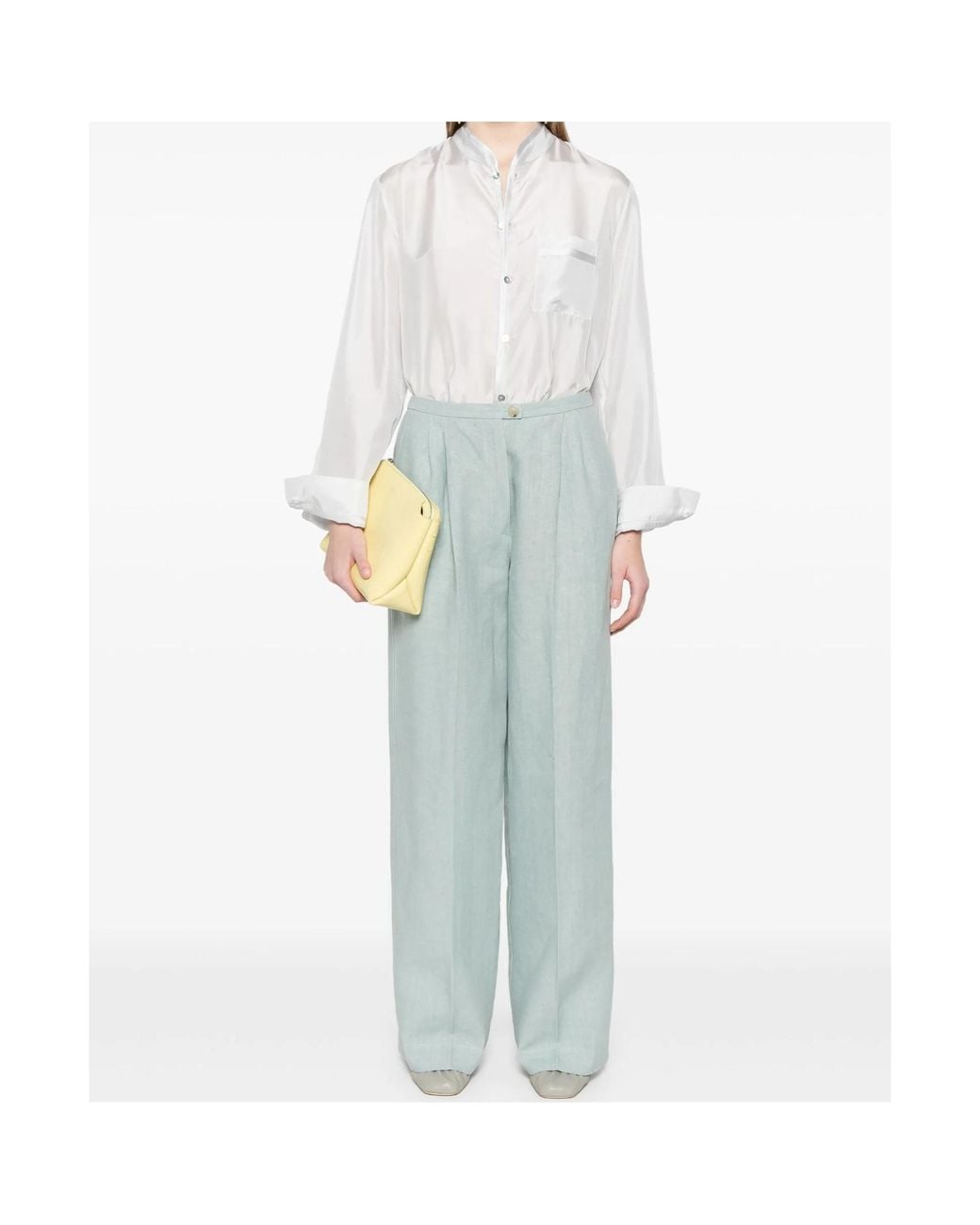 Forte_forte White Habotai Shirt