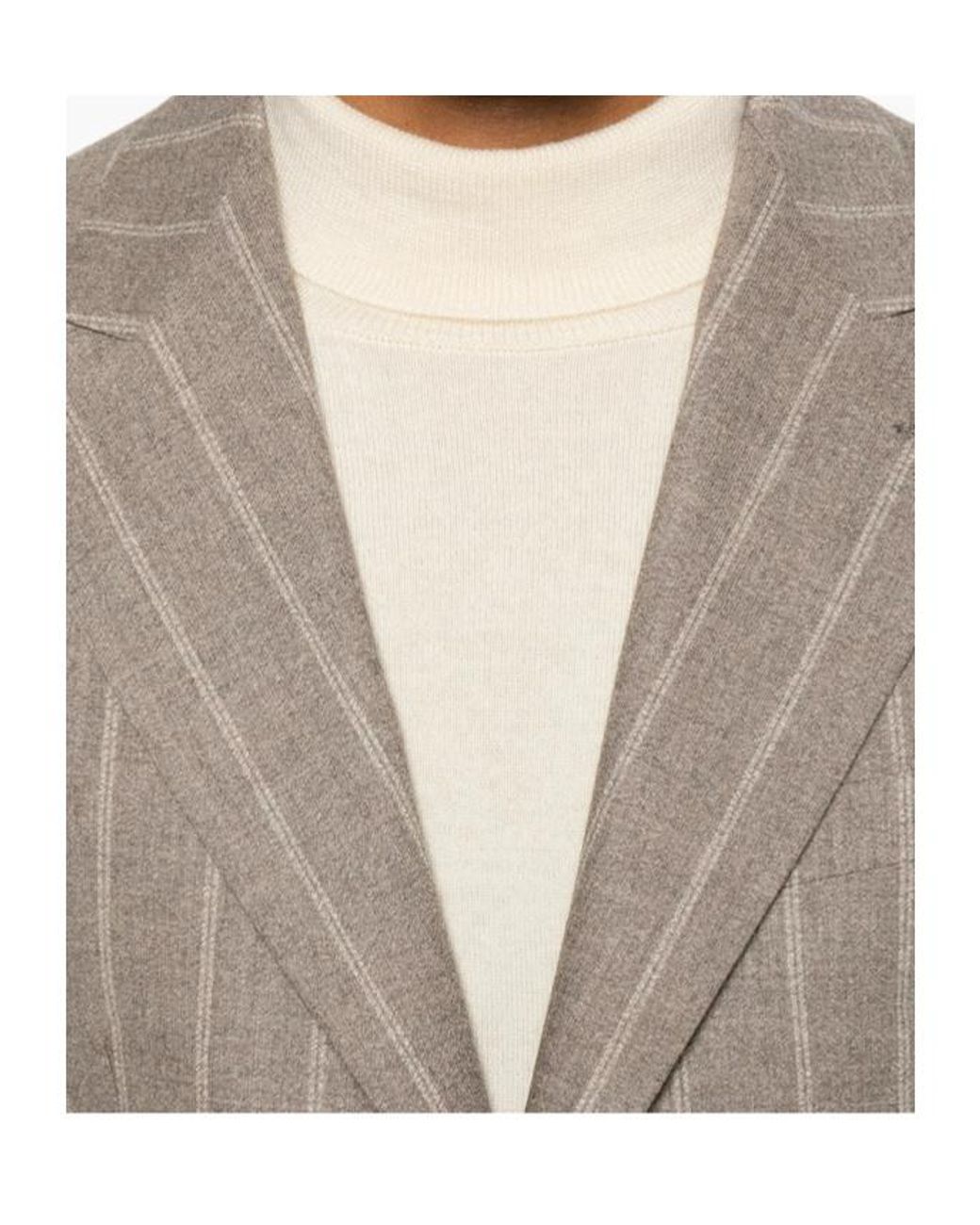 Tagliatore Brown Long-Sleeved Suit Jacket And Trousers Set for men