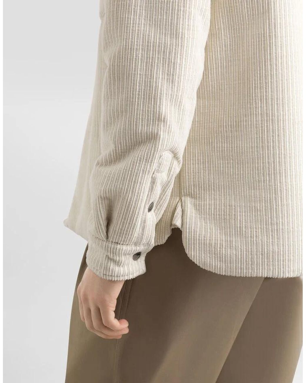 Dolce & Gabbana Natural Reversible Quilted Jacket for men