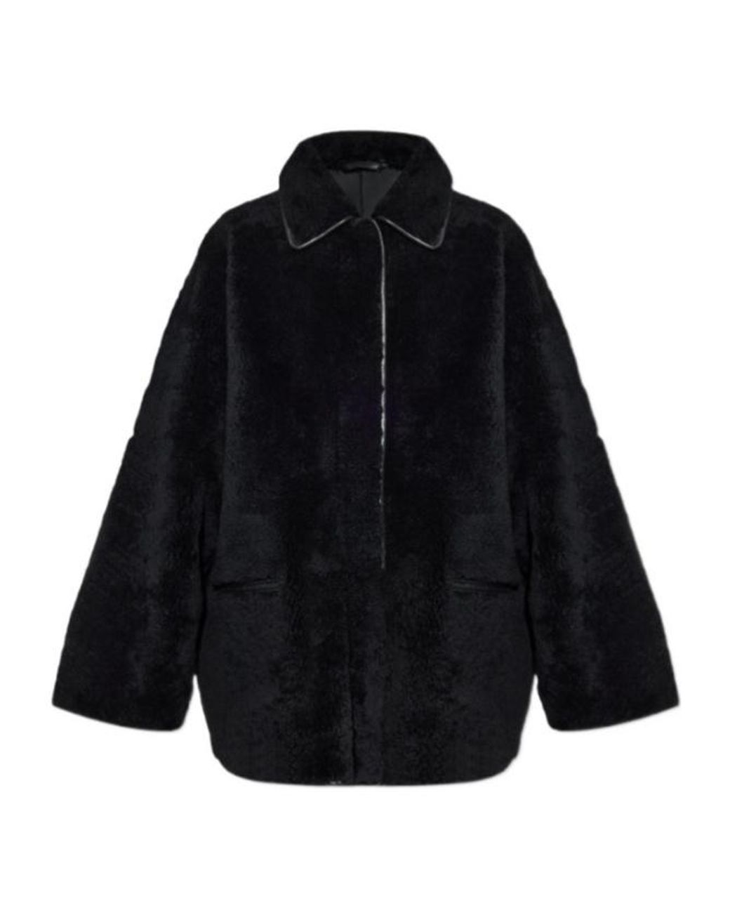 Totême Blue Shearling Jacket