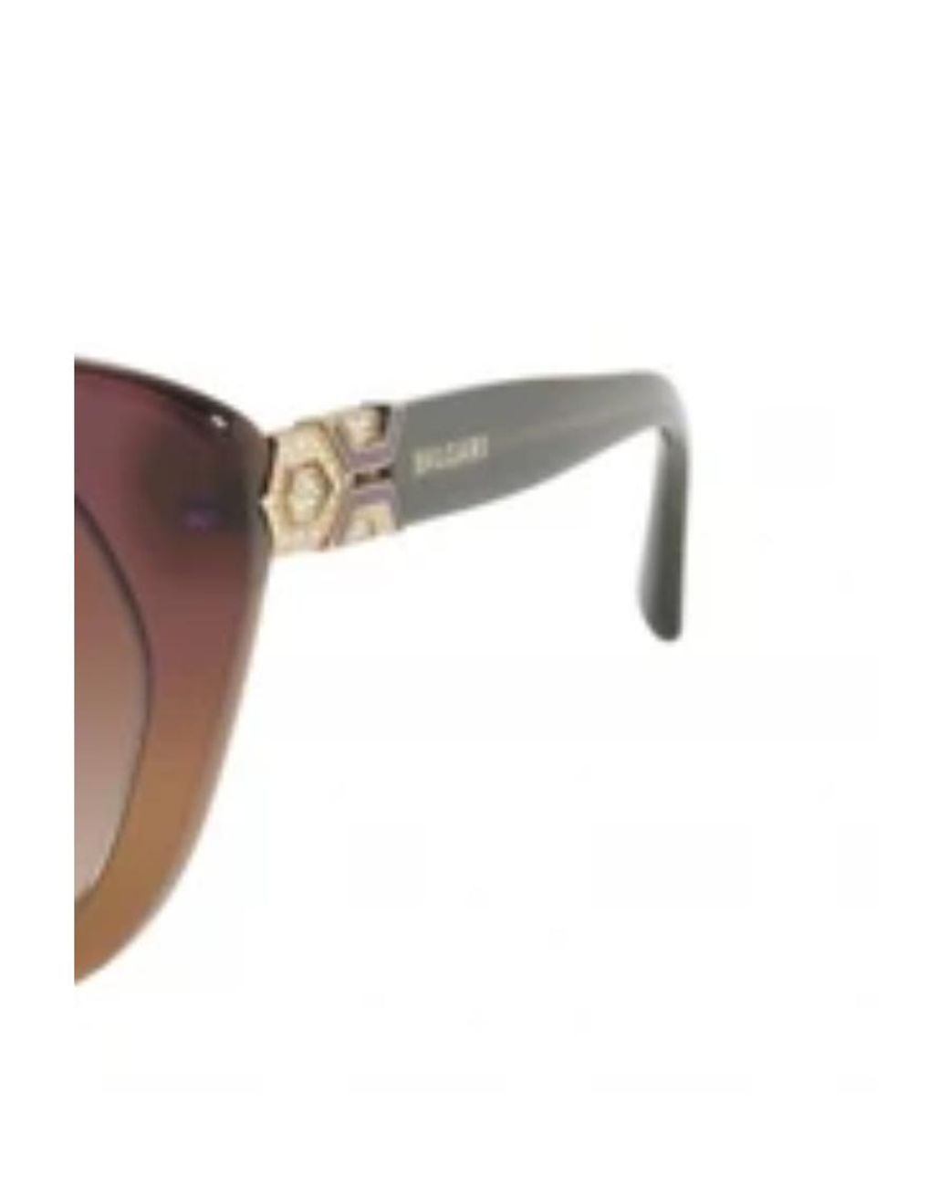 BVLGARI Brown Square Sunglasses