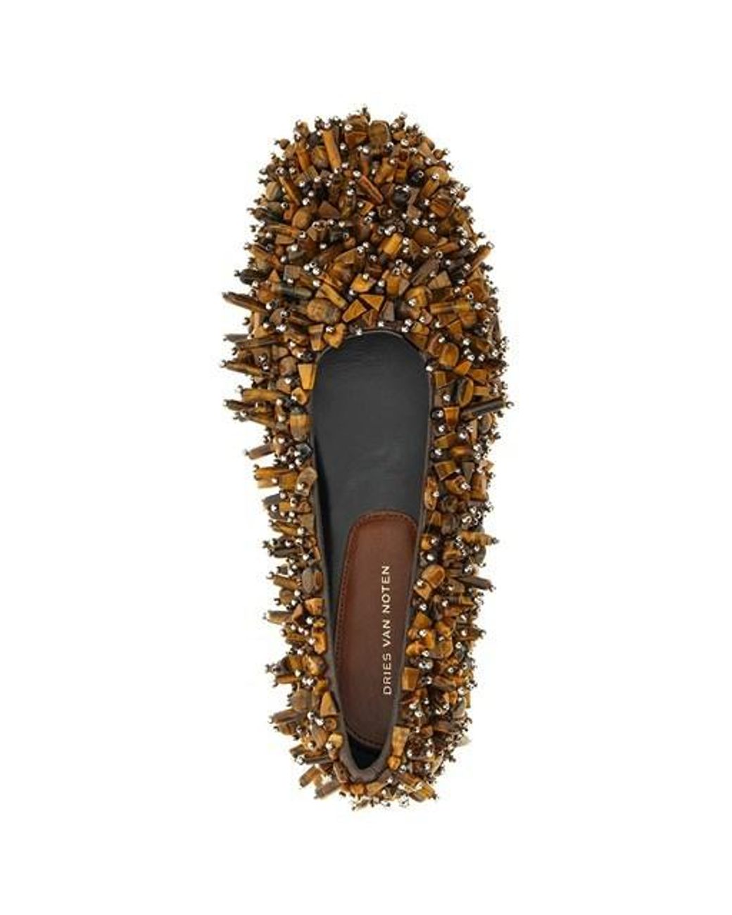 Dries Van Noten Multicolor Square Toe Ballet Flats