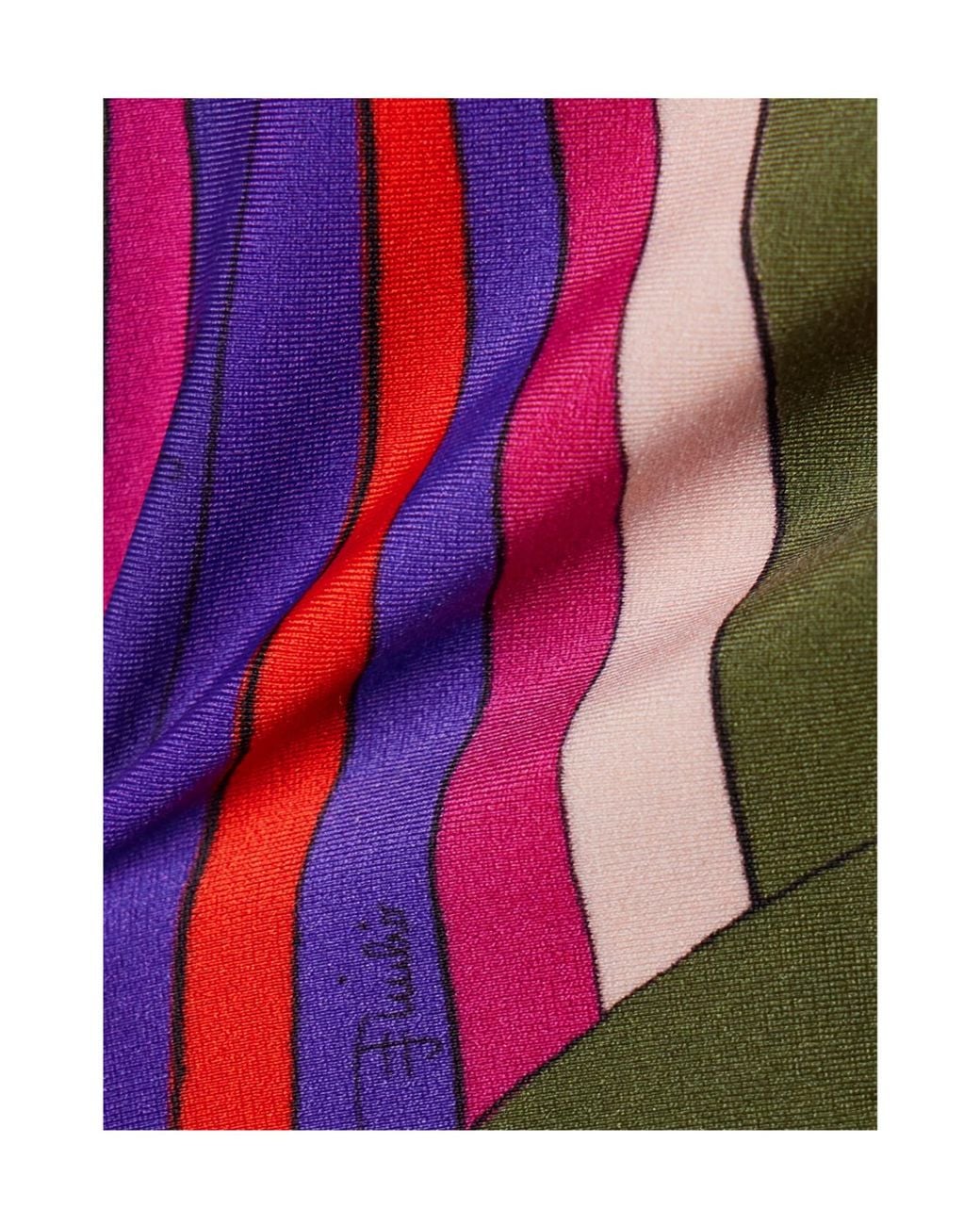 Emilio Pucci Purple Printed Bikini Briefs