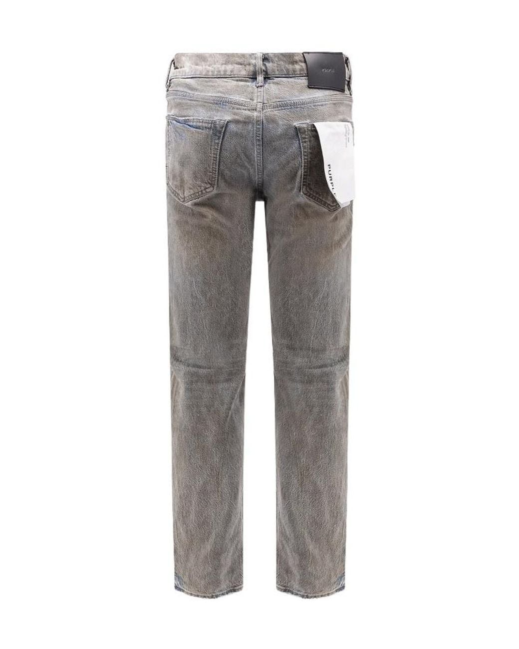 Purple Brand Gray Monterrico Skinny Jeans for men