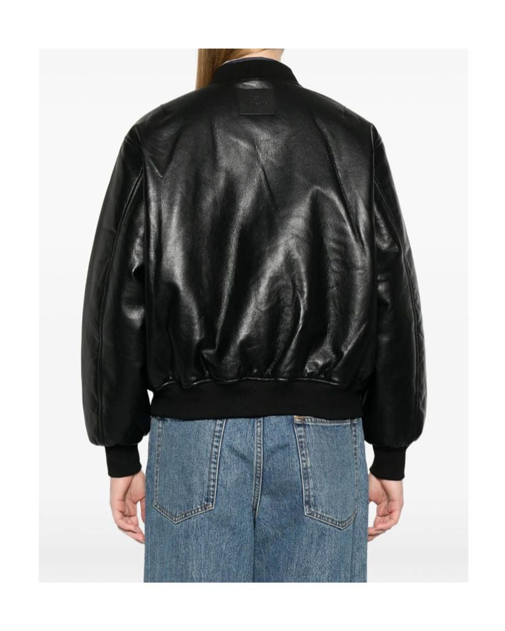 Anine Bing Black Leon Bomber Jacket