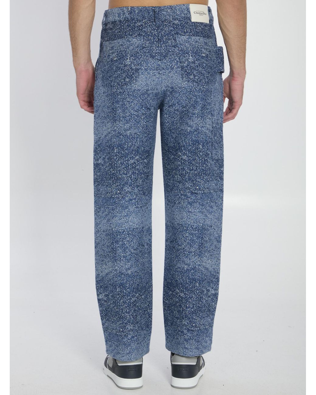 Dior Blue Homme Straight Leg Carpenter Jeans for men