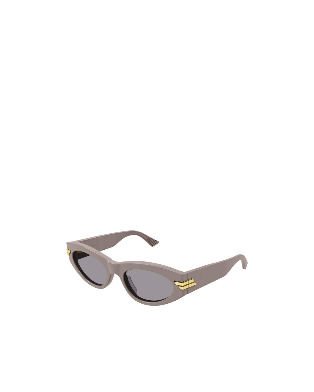 Bottega Veneta White Eyewear Cat-Eye Frame Sunglasses