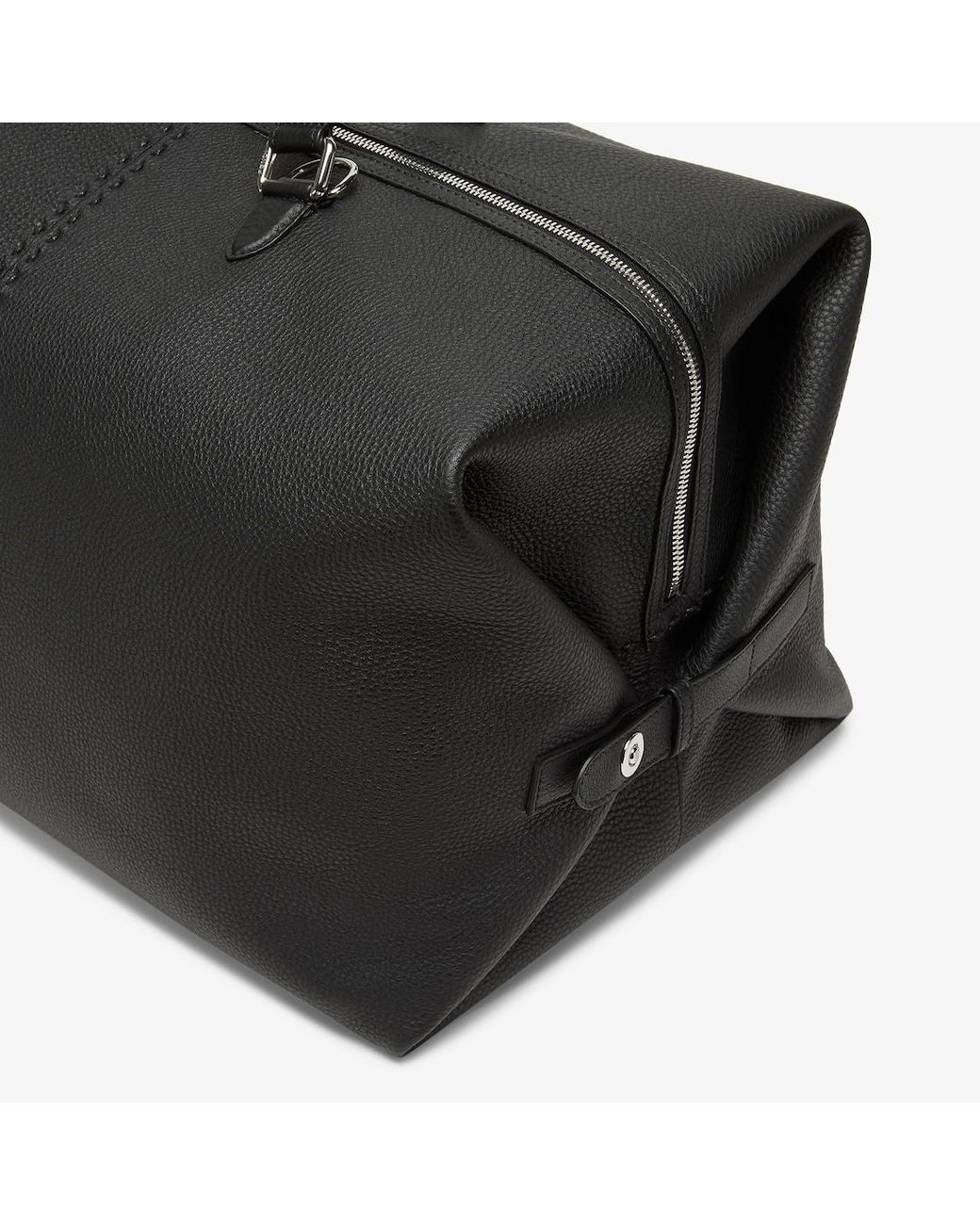 Fendi Black Selleria Bag With 568 Hand-Sewn Topstitches for men
