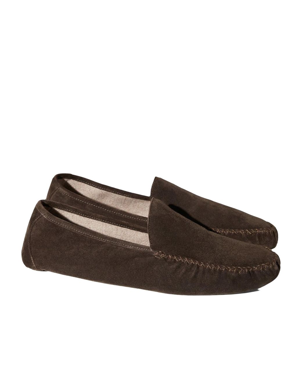 Loro Piana Brown Maurice Slippers for men