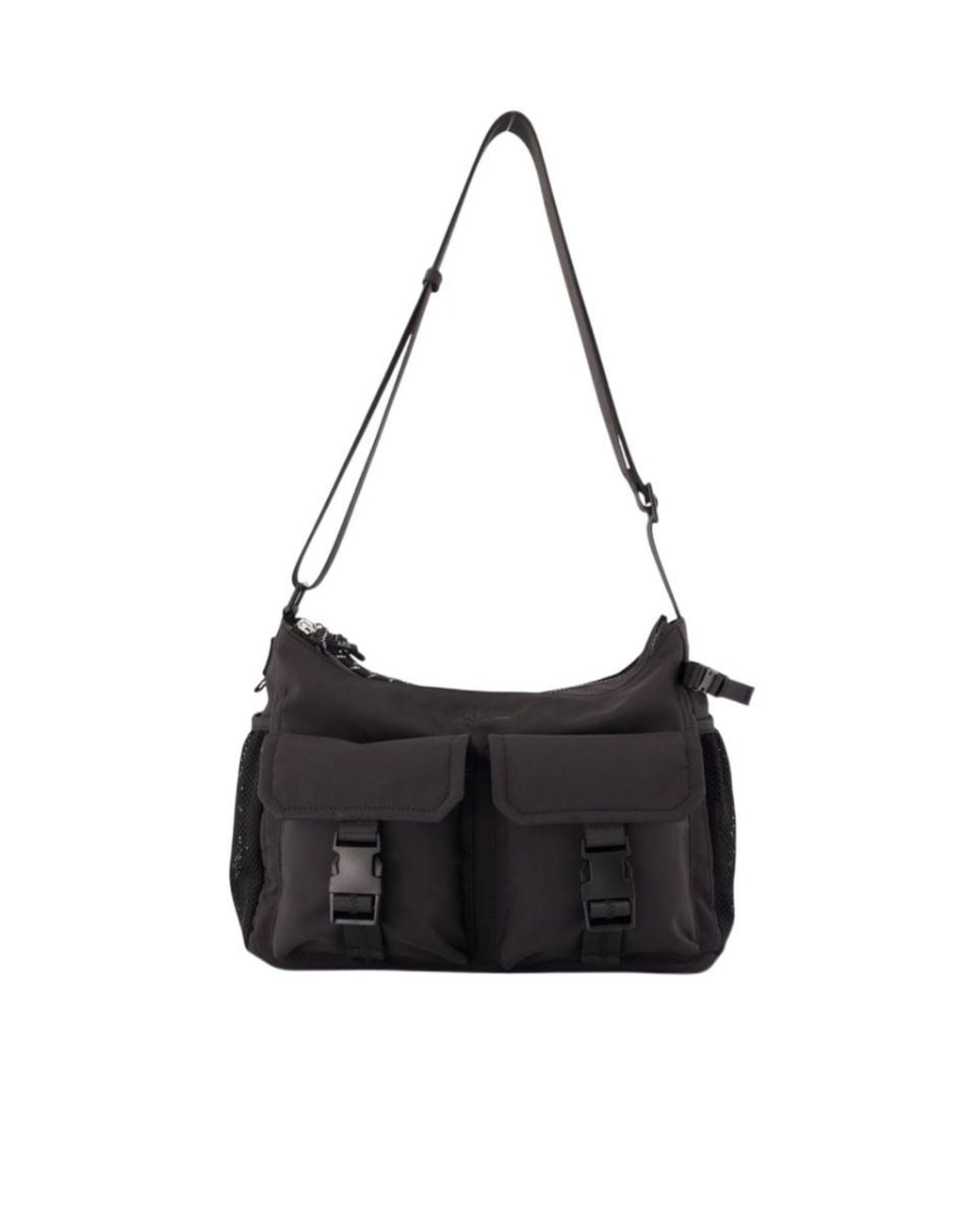 A.P.C. Black Trek Pocket Messenger Bag for men