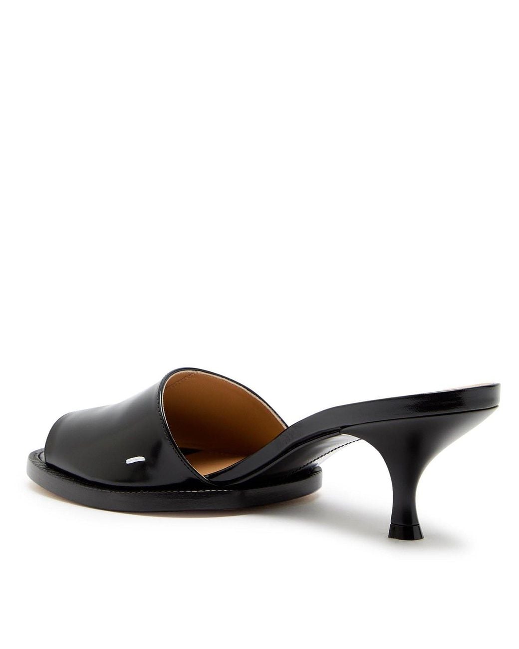 Maison Margiela Black Leather Mules