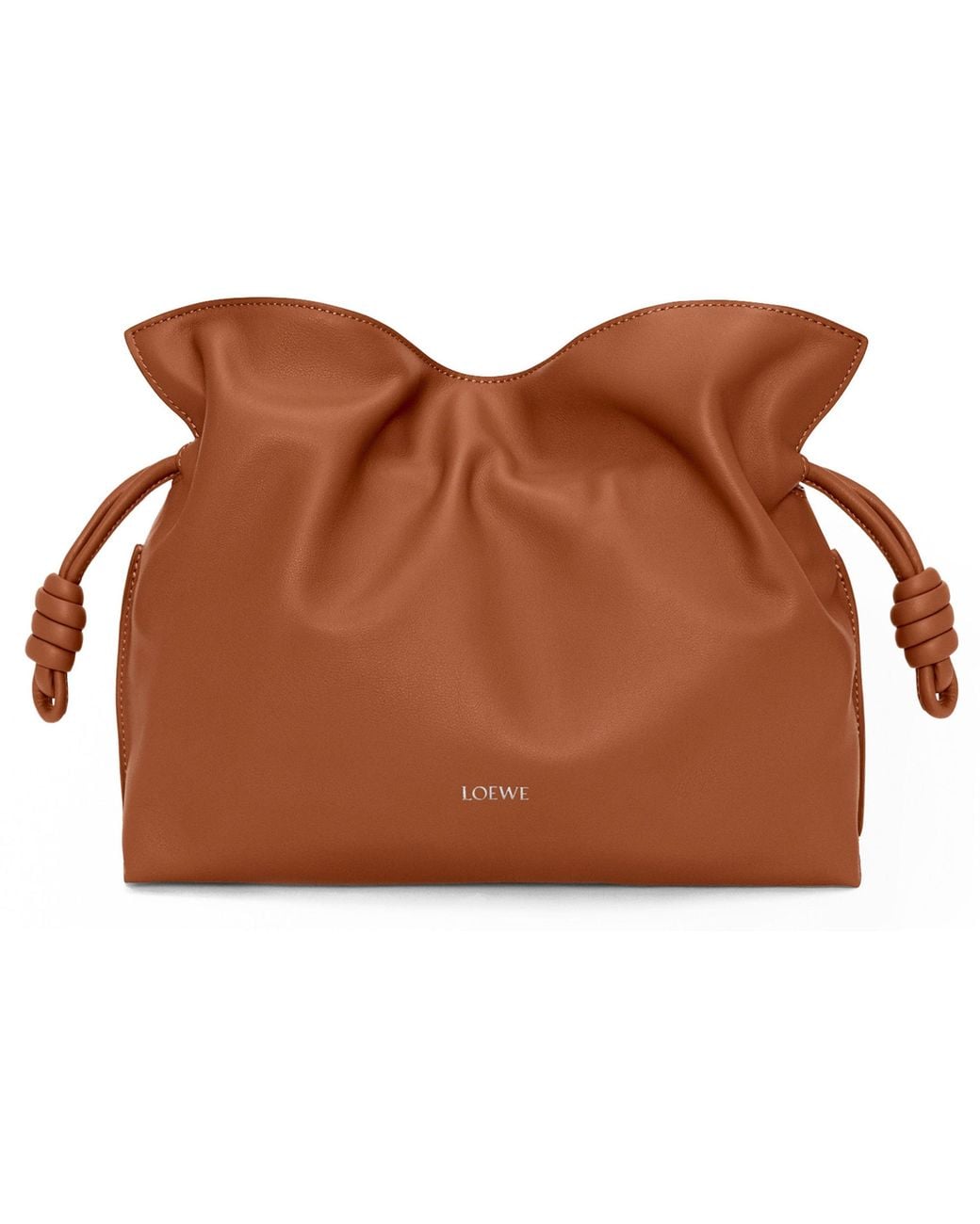 Loewe Brown Medium Flamenco Clutch