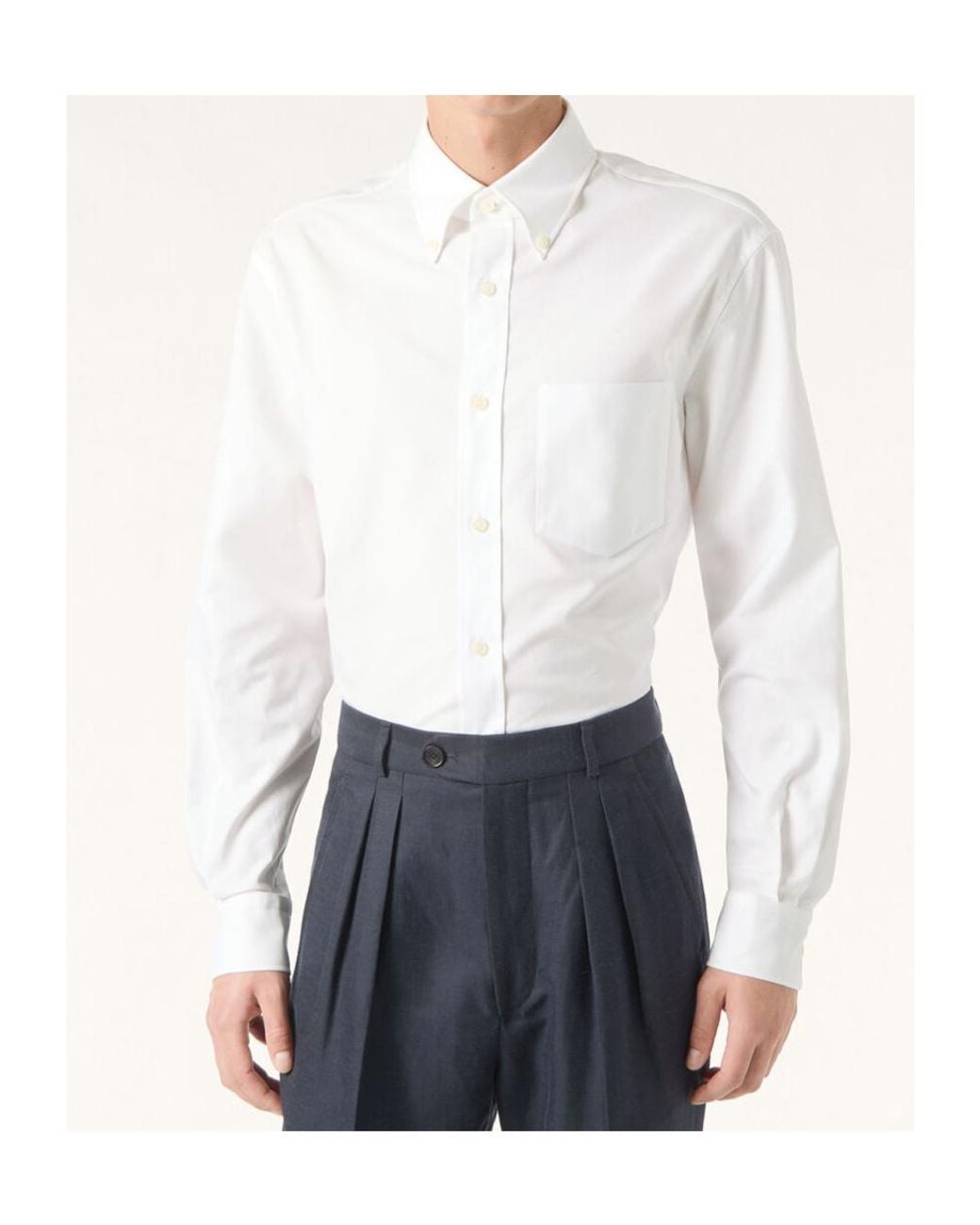 Loro Piana White Elia Shirt for men