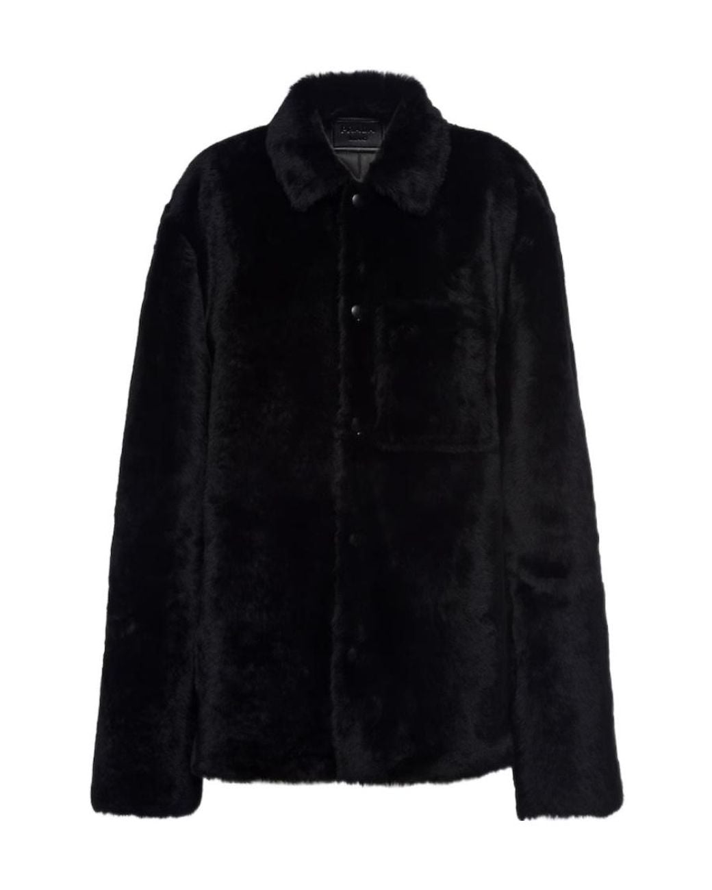 Prada Black Shearling Blouson Jacket for men