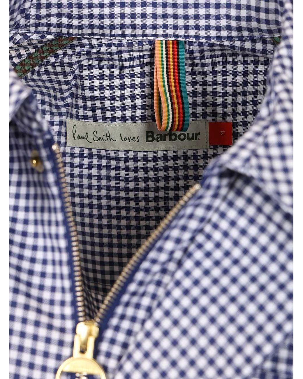 Barbour Purple Plaid Jacket for men