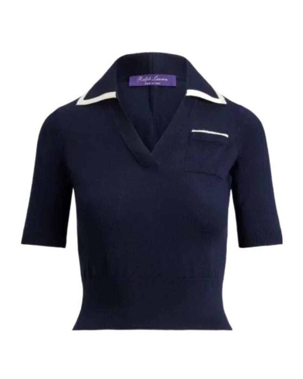 Ralph Lauren Blue Patch-Pocket T-Shirt