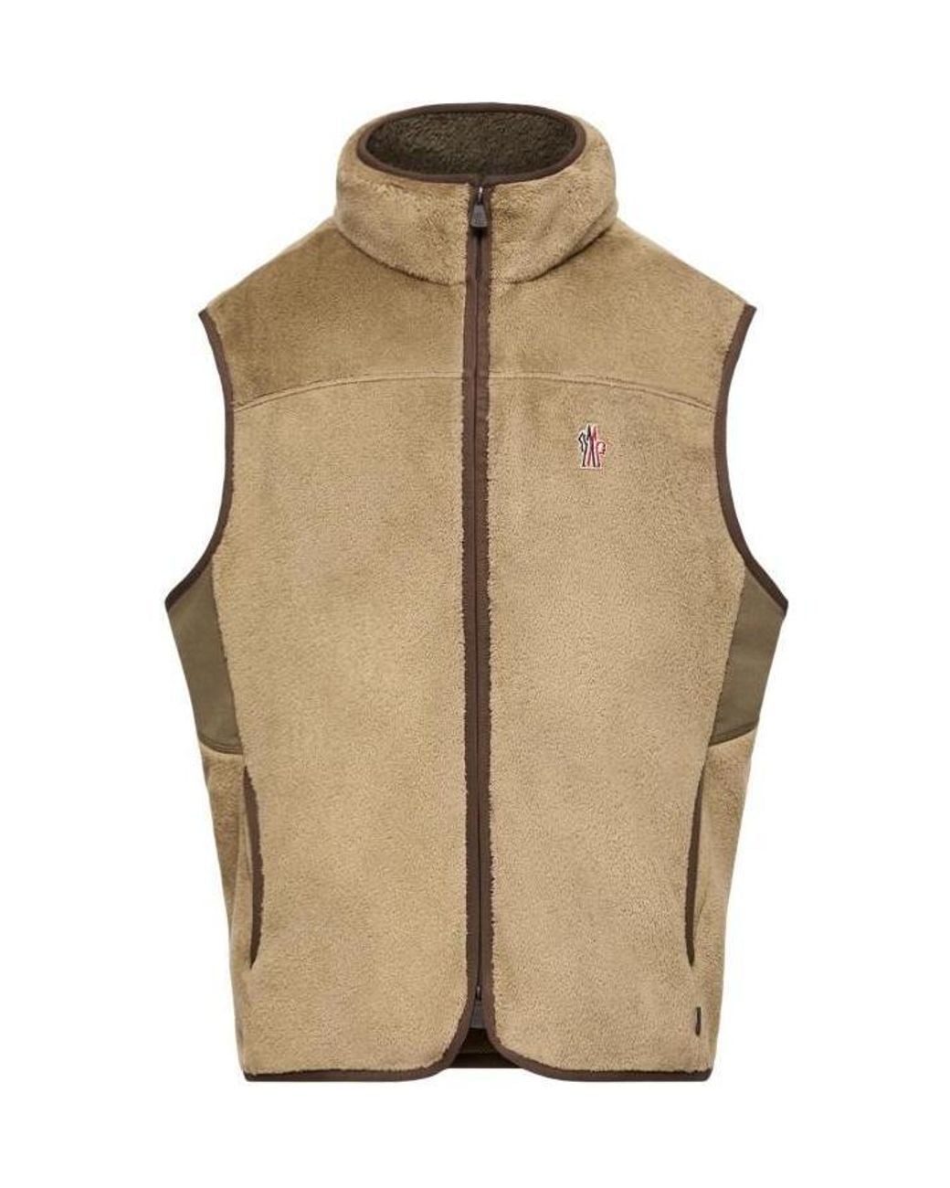 Moncler Natural Polartec Vest for men