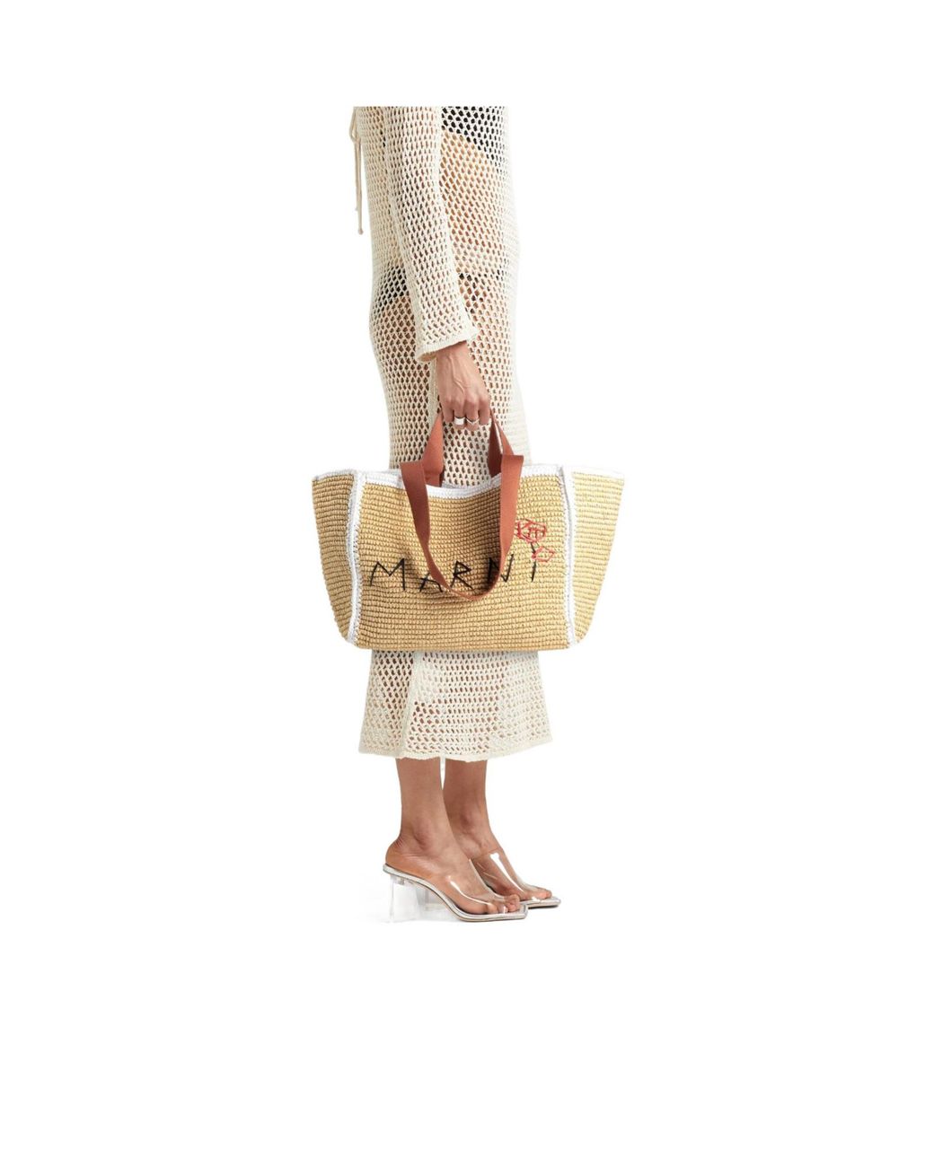 Marni Natural Plain Colour Handbags