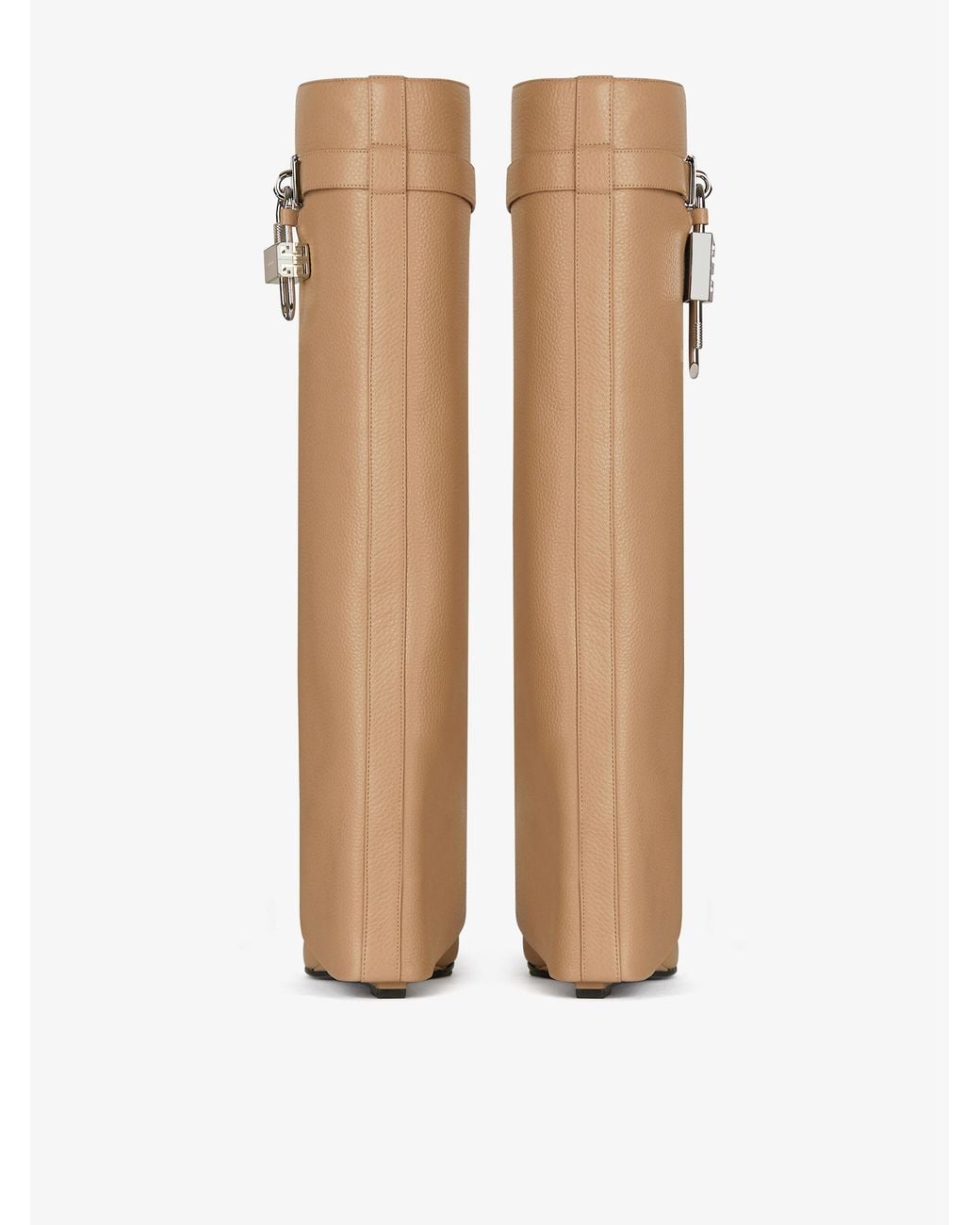 Givenchy White Shark Lock Boots