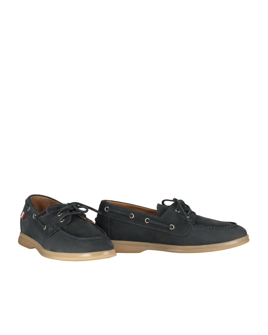 Bally Black Round-Toe Moccasins for men