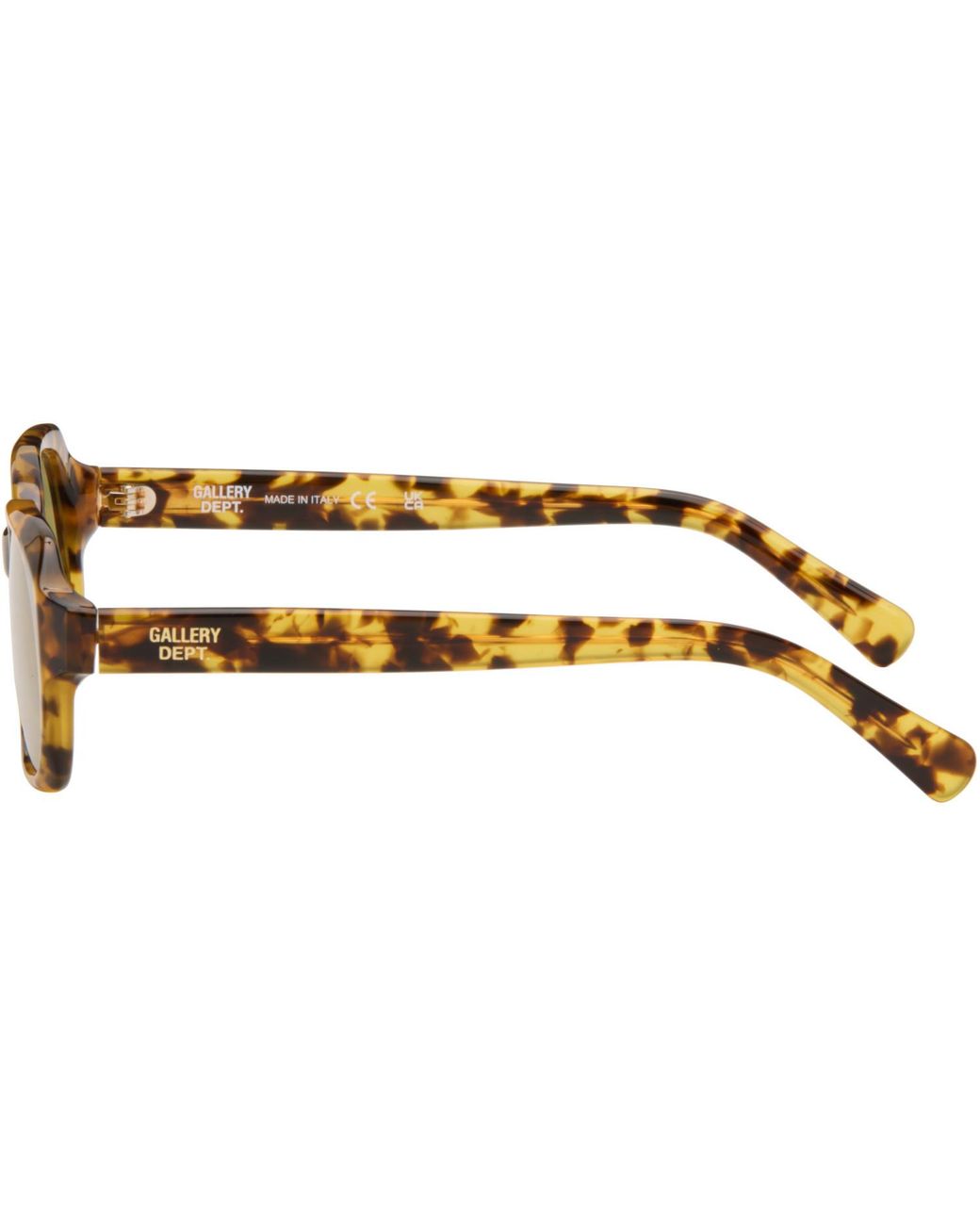 GALLERY DEPT. Metallic Oval Sunglasses for men