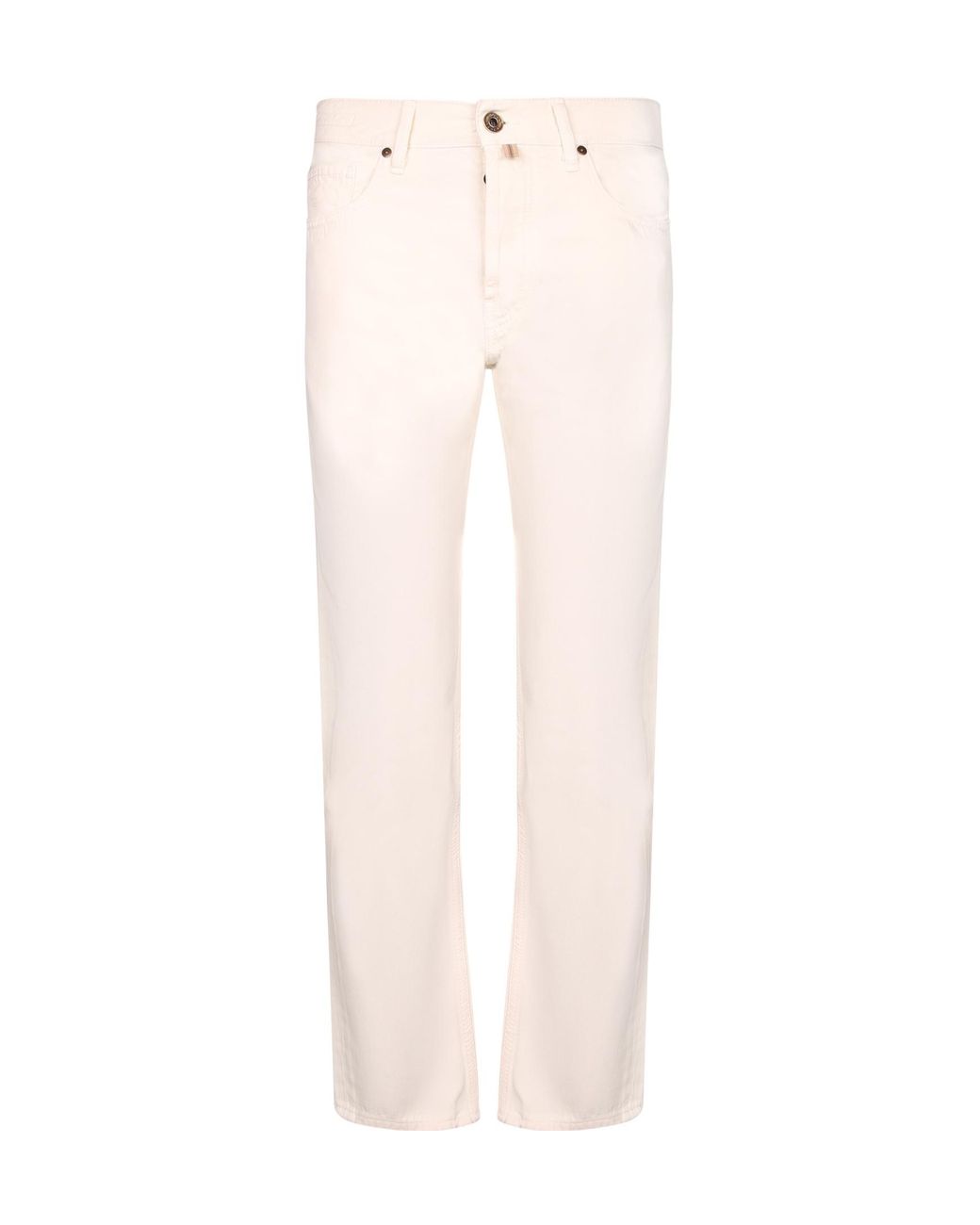 Jacob Cohen White Straight-Leg Jeans for men