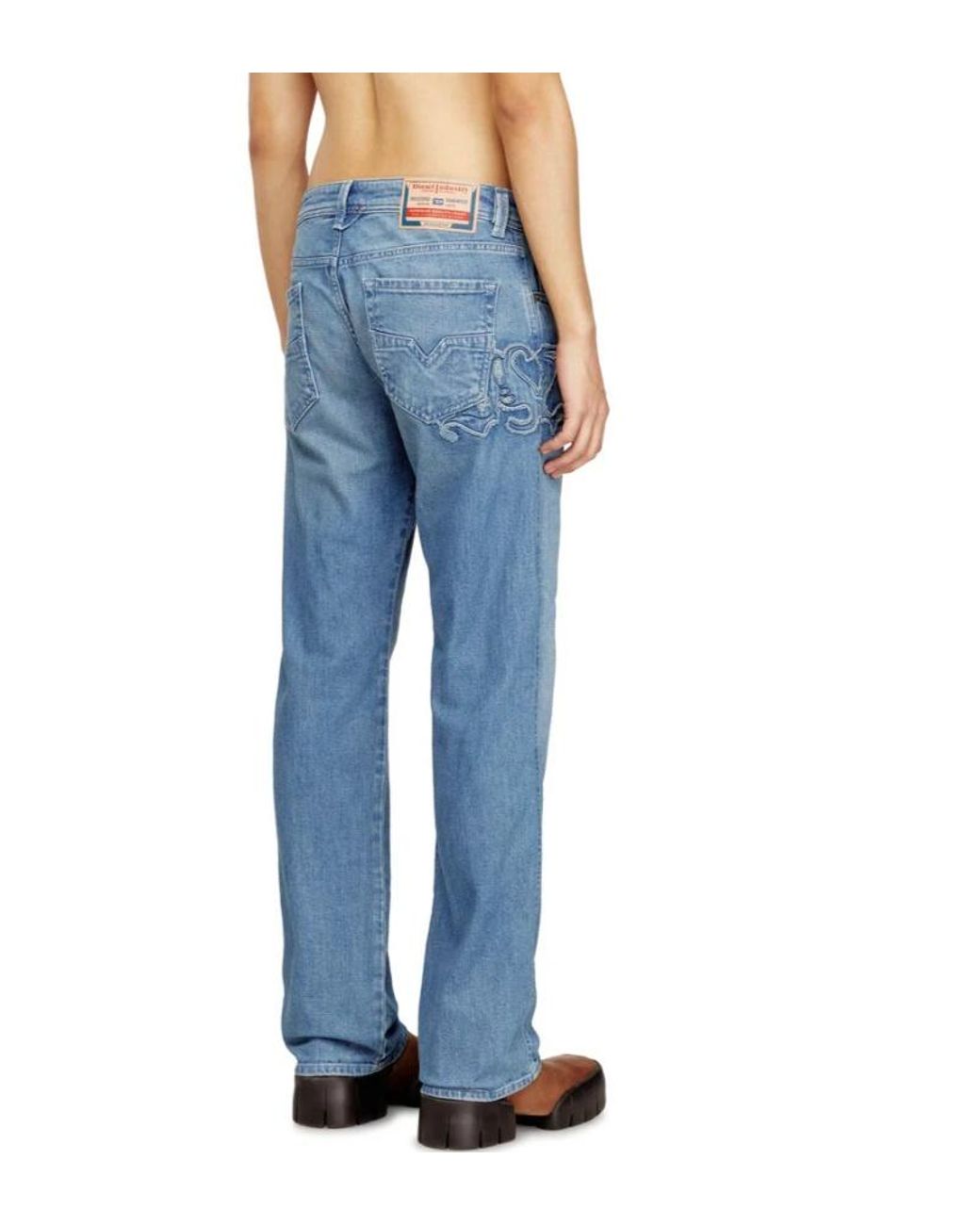 DIESEL Blue 1985 Larkee Straight Leg Jeans for men