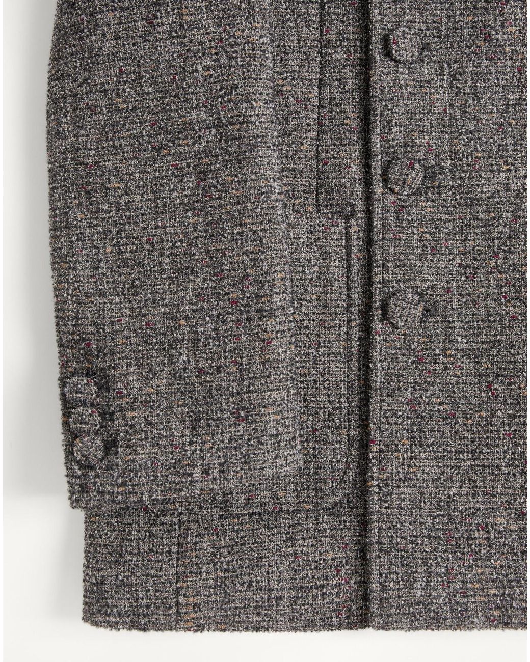 Valentino Gray Long-Sleeved Casual Jacket for men