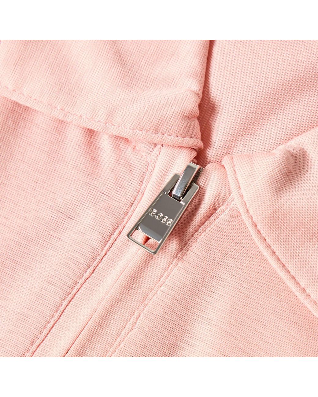 Boss Pink Classic Polo Shirt for men
