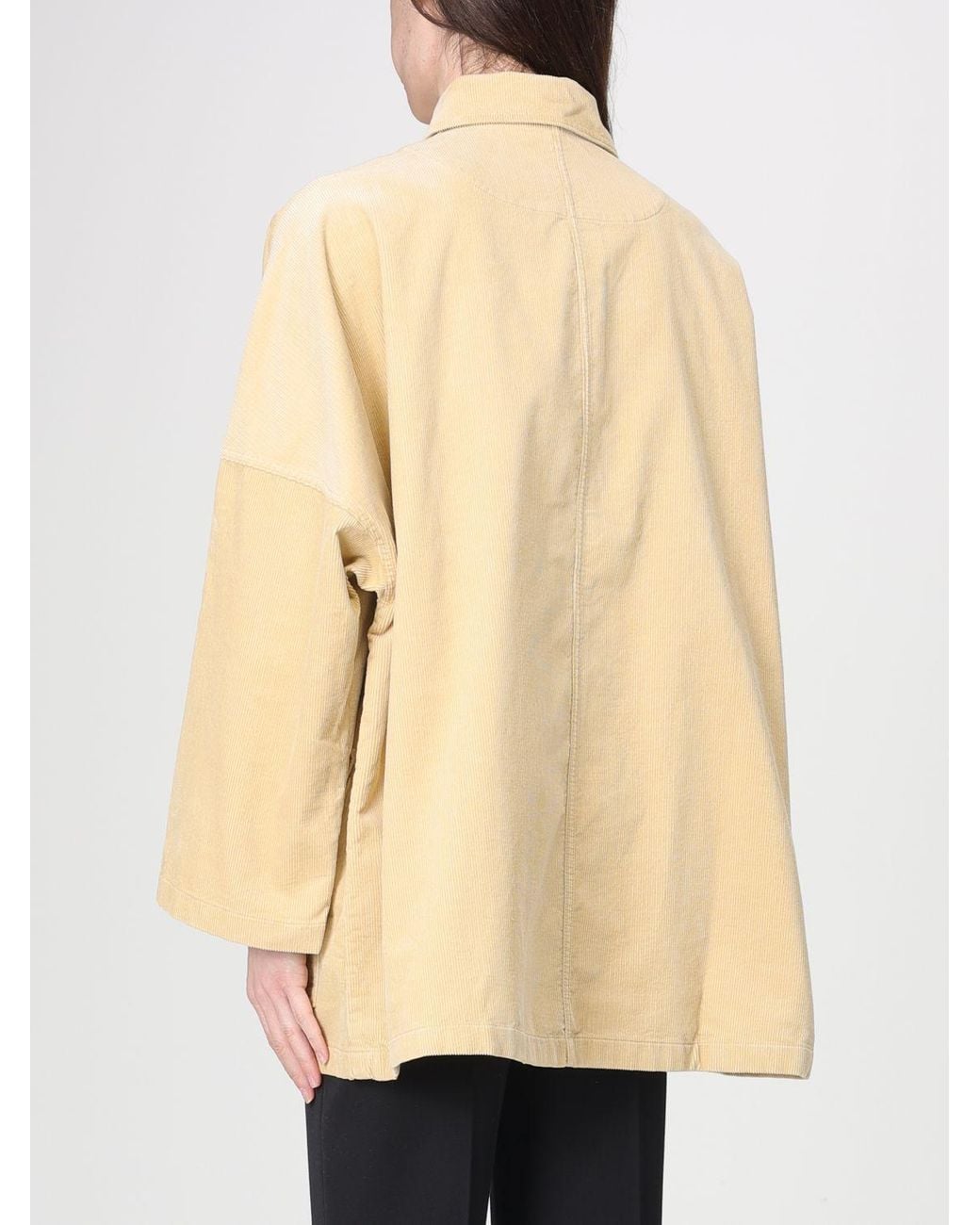 Totême Natural Totême Button-Up Oversized Jacket