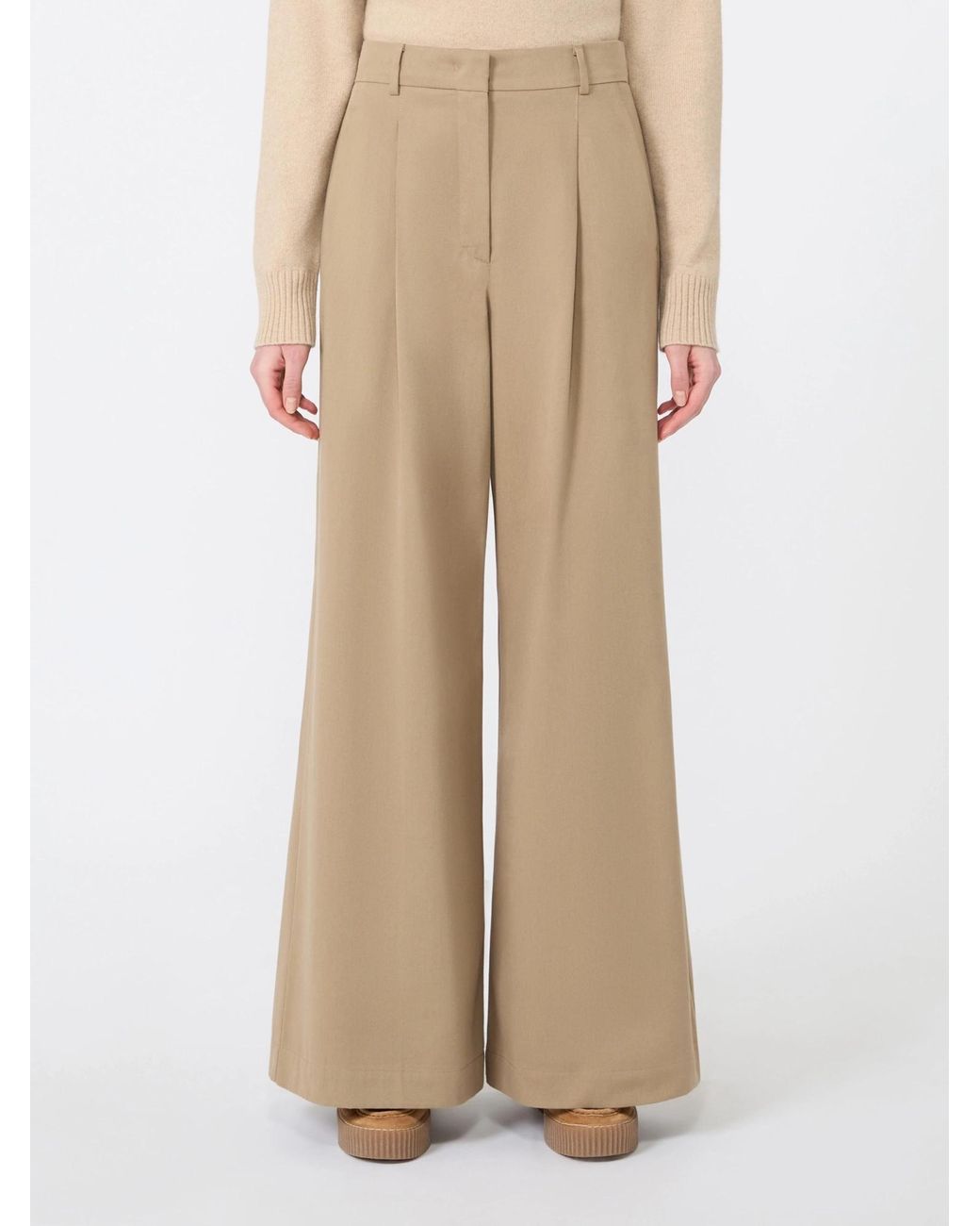 Max Mara Natural Weekend Editto Wide-Leg Pants