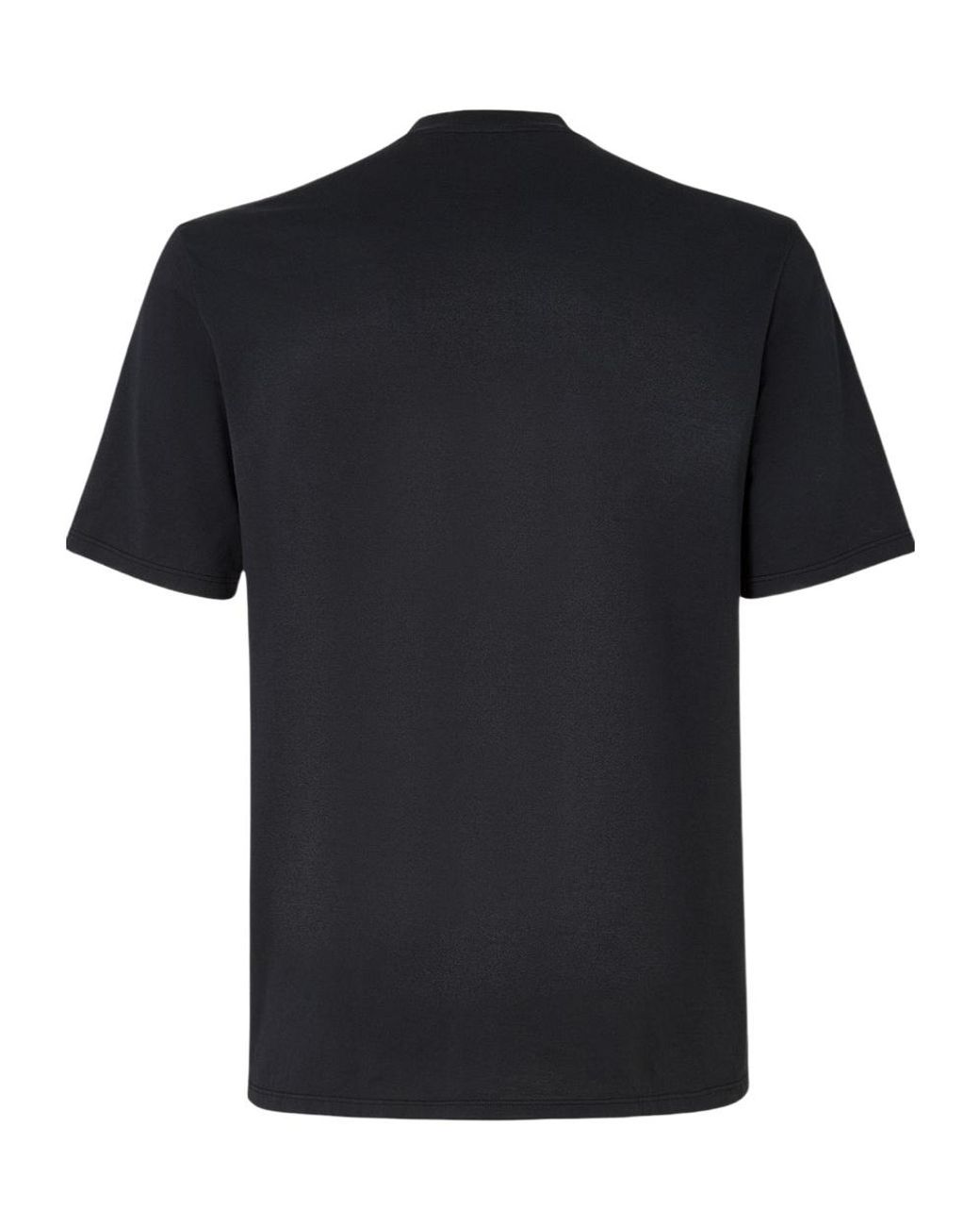 Fendi Black Logo Printed Crewneck T-Shirt for men