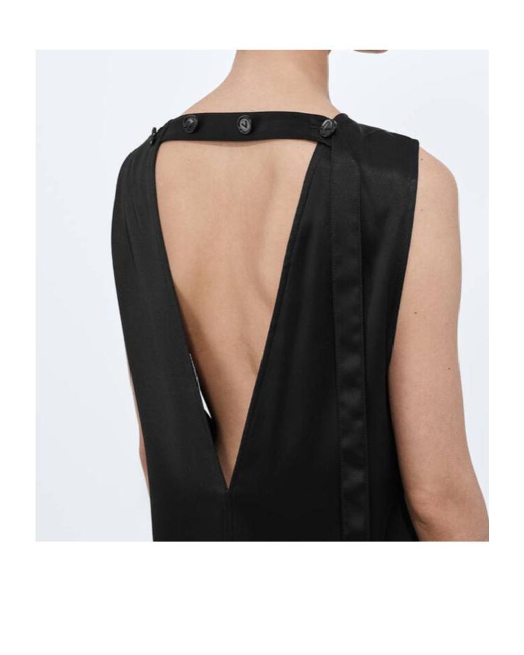 Bottega Veneta Black Fluid Silk Satin Dress