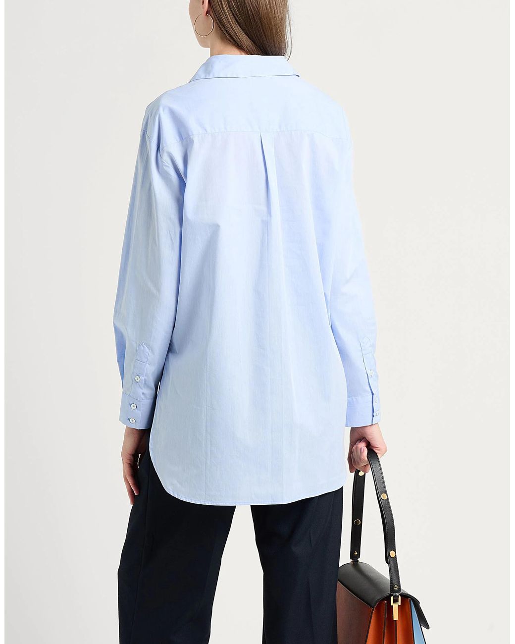 MAX&Co. Blue Long Sleeve Shirt