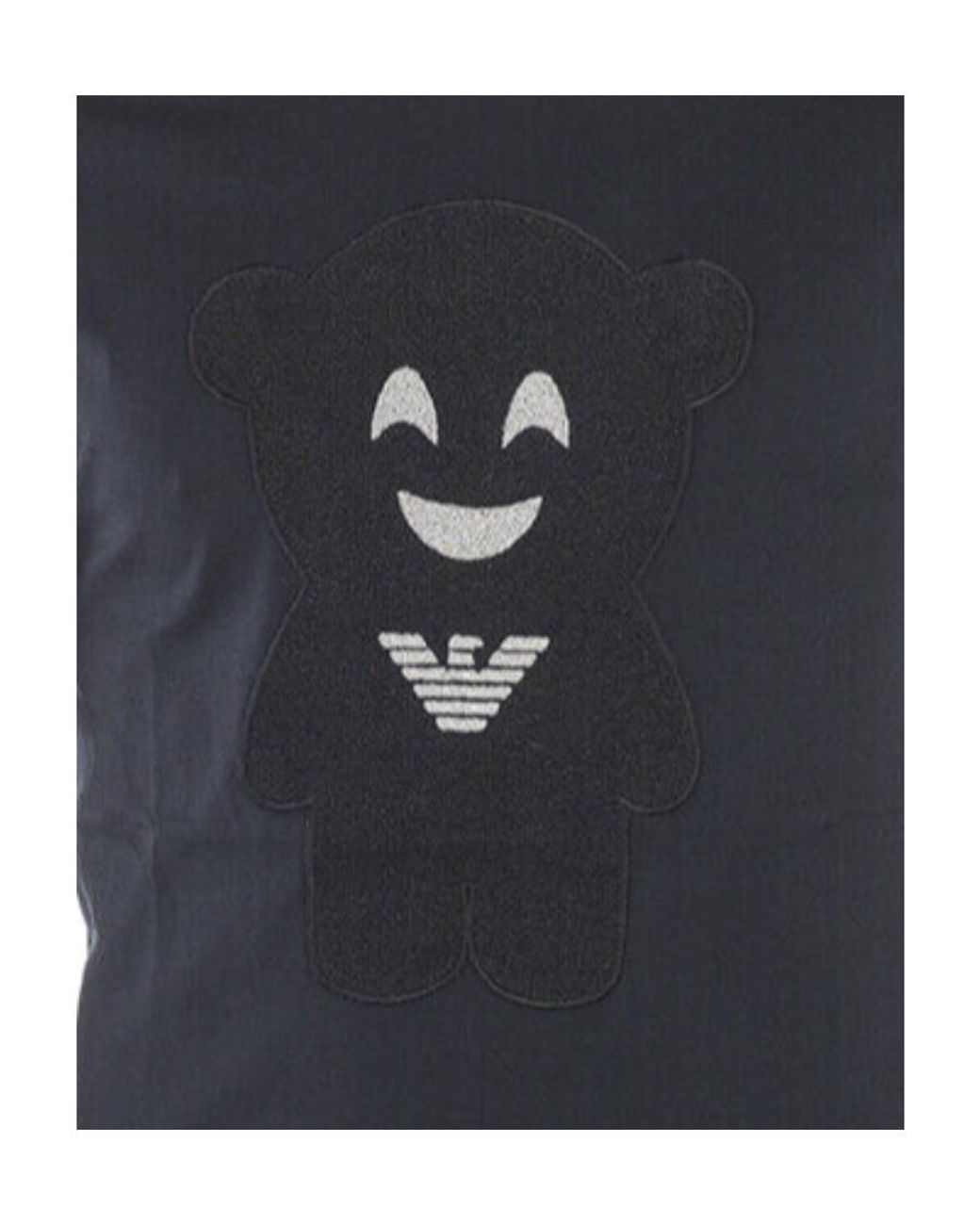 Emporio Armani Black Comic Bear T-Shirt for men