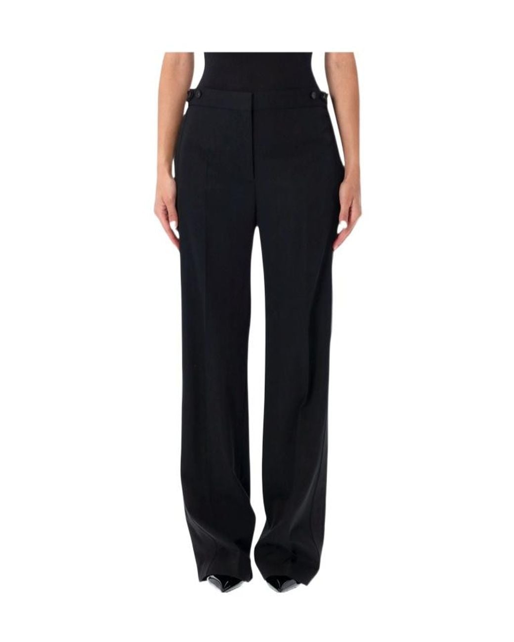 Stella McCartney Blue Tuxedo Wide-Leg Pants