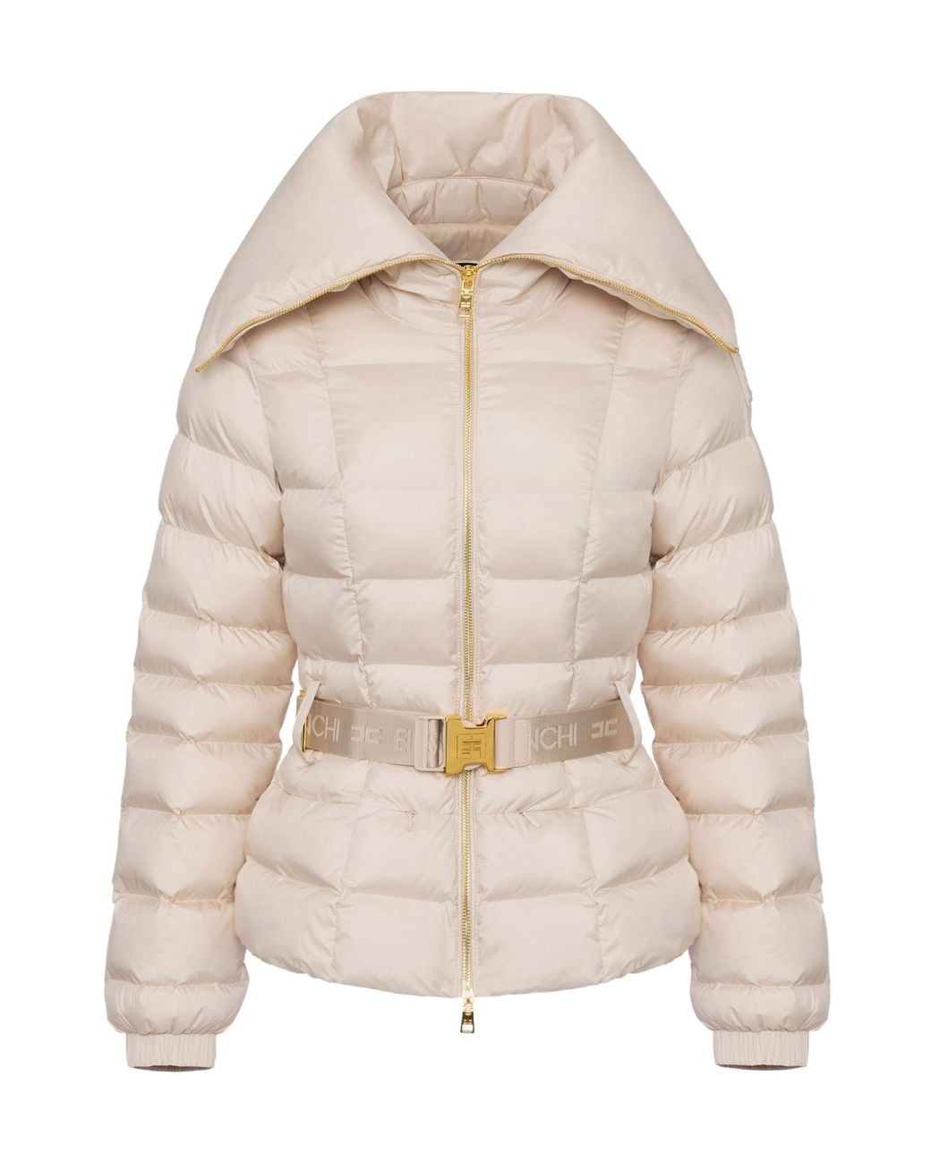 Elisabetta Franchi Natural Winter Jackets
