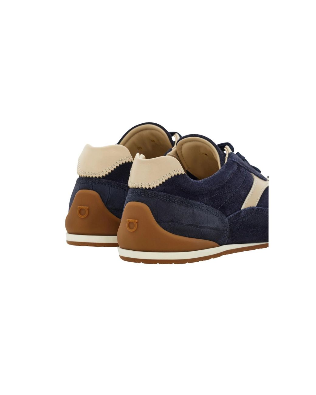 Ferragamo Blue Ferragamo Gancini Ornament Sneakers