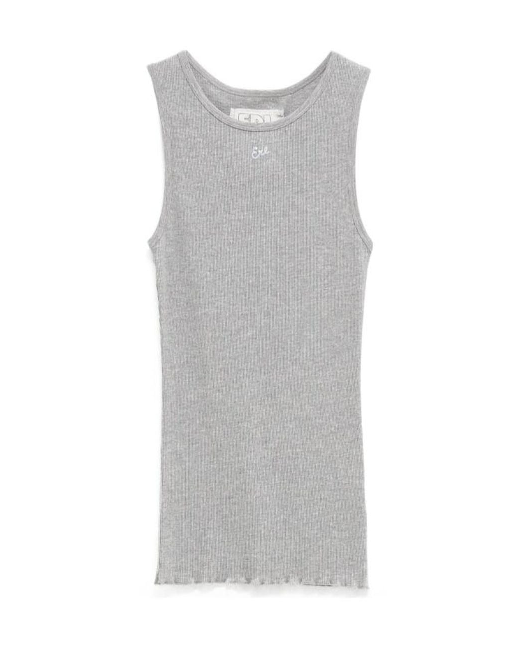 ERL Gray Crew Neck Vest for men