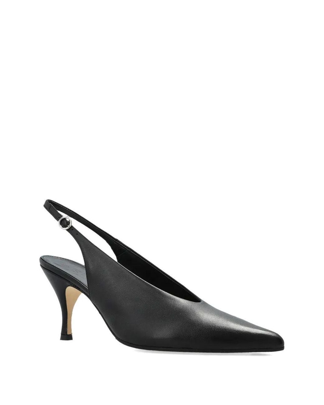 Aeyde Brown Carla Slingback Pumps
