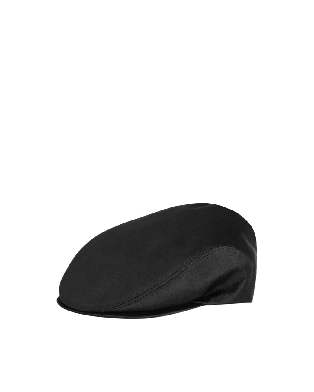 Dolce & Gabbana Black Duchesse Flat Cap