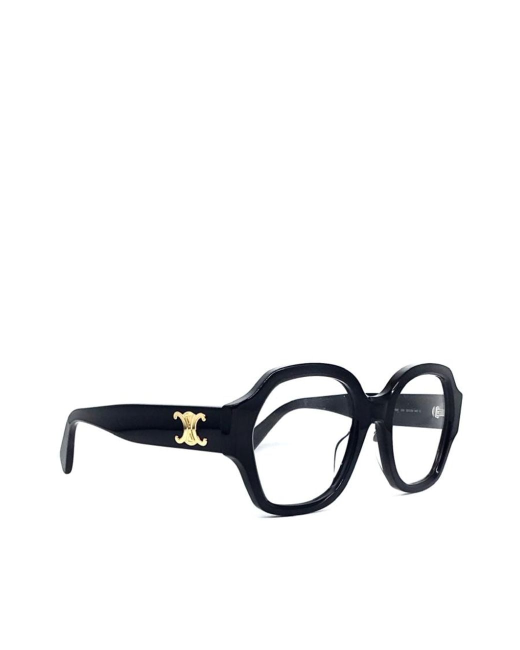Céline White Logo Optical Glasses for men