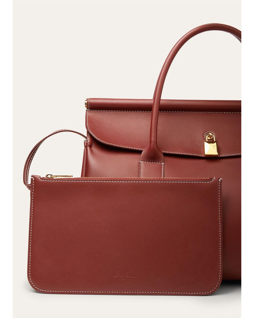 Loro Piana Red Loom L32 Tote